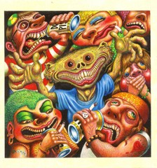 Illustration of Beer Drinkers 12 x 12″ Photo