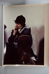 Vintage Analog Photo France Hunting Dogs Equitation 20X30CM 1970