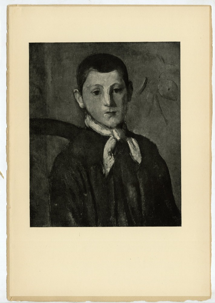 Paul Cézanne «Portrait» June 1913 Camera Work Special Number MDCCCCXIII Halftone