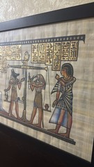 Egyptian Papyrus Art Painting Handmade Ancient Style Wall Decor Original Papyrus