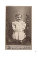 CDV Photo Cute Little Boy / Alfons – Munich 1900s