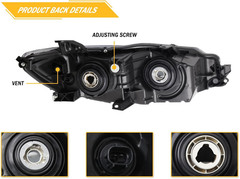 Headlights Fit 2015 2016 2017 for Toyota Camry LE/SE/XLE Replacement Former Ones