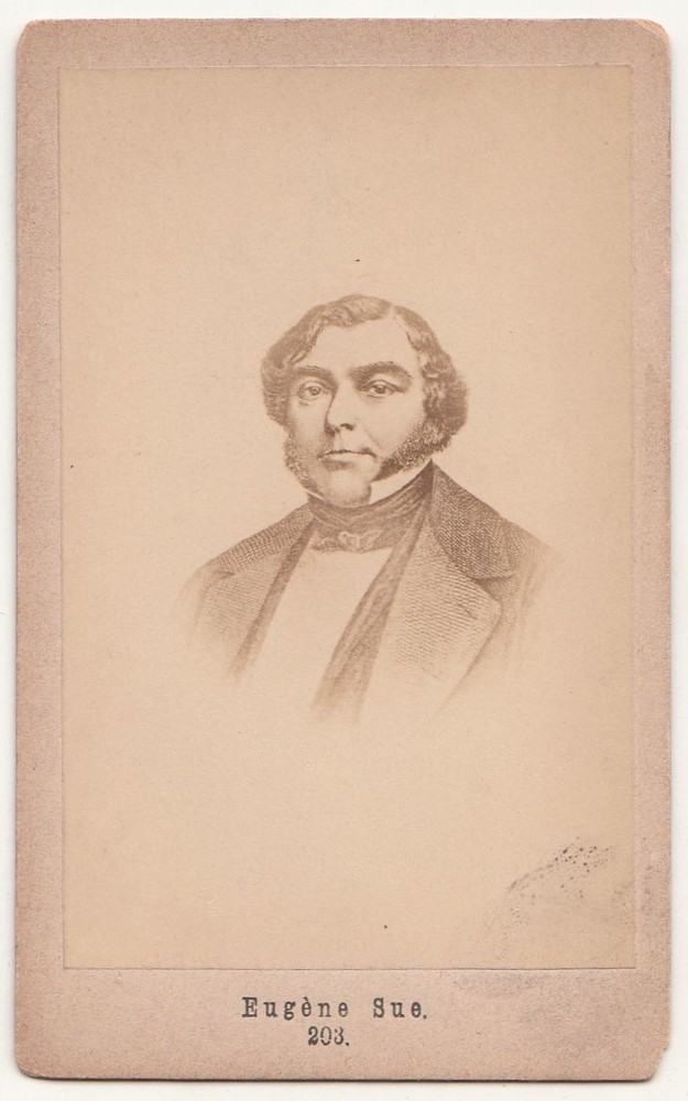 CdV photo Eugène Sue French writer around 1880! (F2221