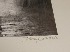 Johnny Donnels A Foggy Mornin Pirates Alley New Orleans Signed Photograph Print