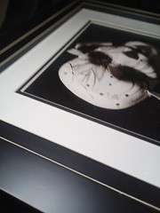 Original Art Black And White Photo (8×10) Matted And Framed 17.25×14.5 NOLA Mask