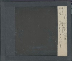 The Denial de Pierre, Photo Plate Glass, Black & White, Positive 3 5/16×3 7/8in