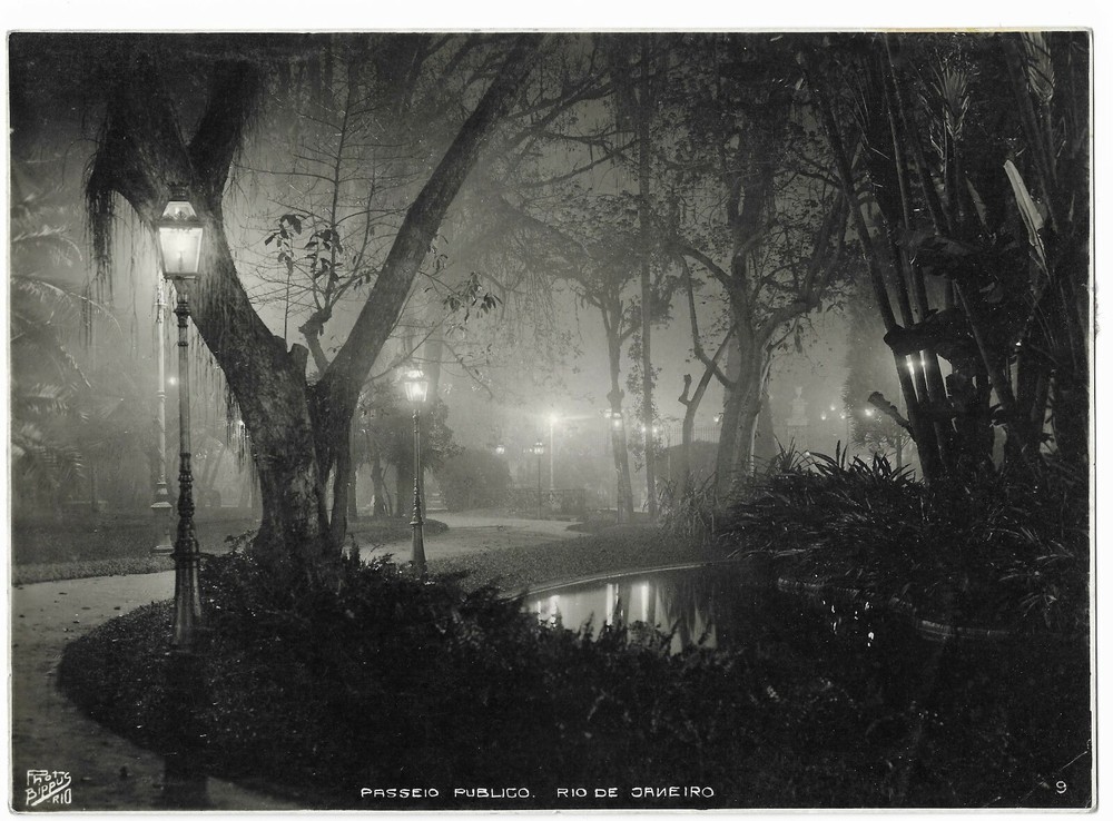 Large photo, old photo Rio De Janeiro Brazil Brazil, Passeio Publigo approx. 1920