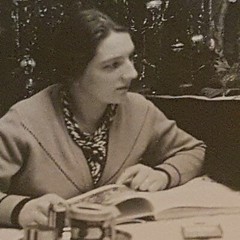 Photo Antique, Vintage, Young Couple at Table, Smoking, Reading, Christmas