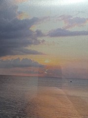 20″×24″ Metal Photo Print Of Ocean Sunset