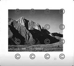 BOOK PLATE B&W Photo MORLEY BAER Laurel Mntn / Mojave Mining Town School 9X9.5″