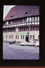 Dia Stolberg in the Harz City Hall 1961 Parked Cars