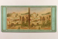 France Bridge Of The Mill Photo Unique In Hand Stereo Vintage Album c1858