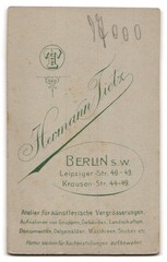 Photograph Hermann Tietz, Berlin, Leipziger Str. 46-49, handsome gentleman with sc