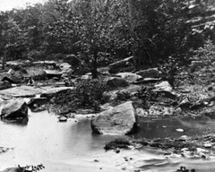 New Civil War Photo: Rock Creek Below Culp’s Hill, Gettysburg Battle – 6 Sizes!