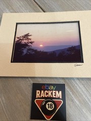BARRY GAMOW signed BLUE RIDGE MOUNTAINS Photography Art 5″ x 7″ Matted