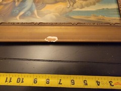 Antique 1920’s Chromolithograph L’Aurora by Guido Reni Original Classic Frame