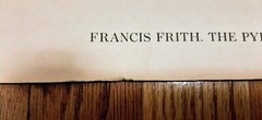 Francis Frith Poster The Pyramids of El-Geezeh from the Southwest