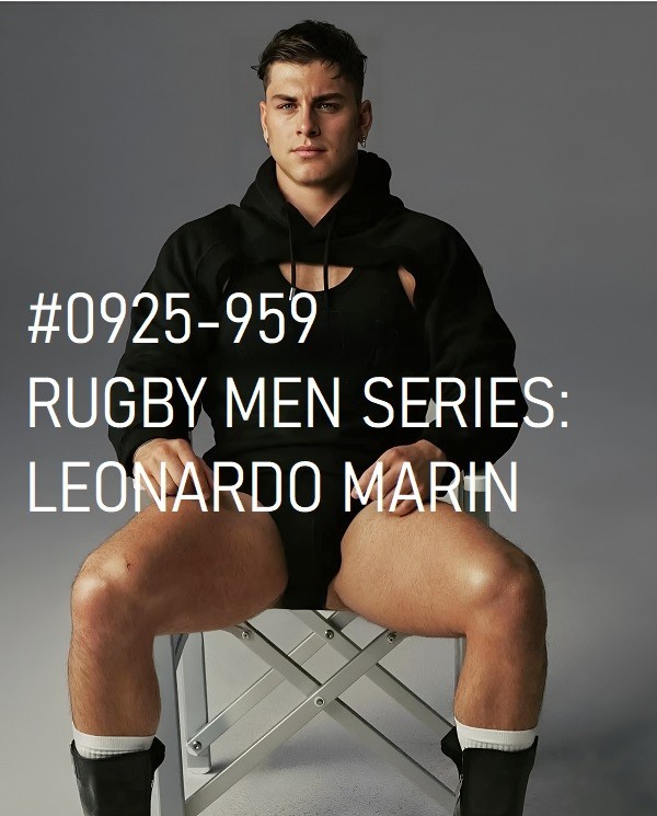 MALE PORTRAIT #0925-959 -rugby men series -leonardo marin – free shipping usa