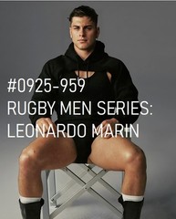MALE PORTRAIT #0925-959 -rugby men series -leonardo marin – free shipping usa