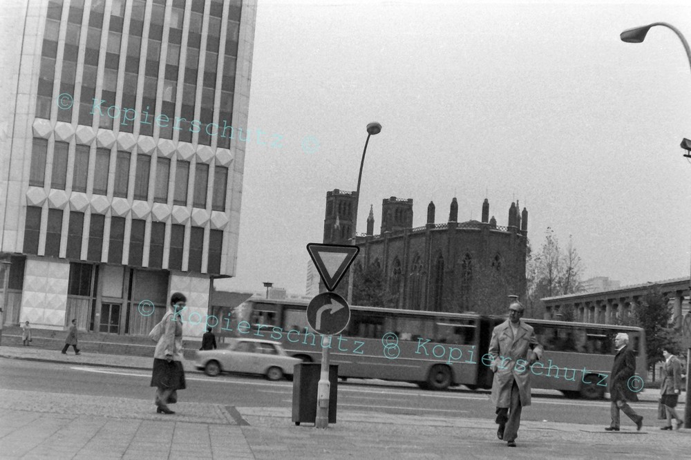 Photo print GDR Berlin Unter d. Linden Friedrichswerdersche K. 80s #20_1305rep