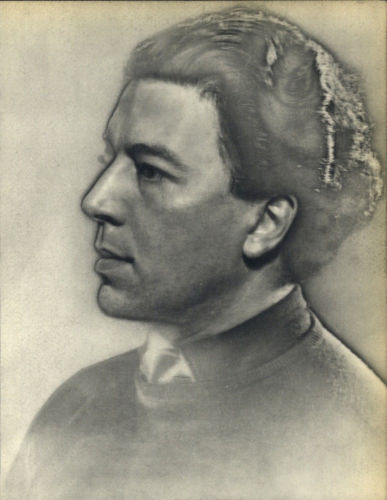 1930 1934 Original MAN RAY French Poet ANDRE BRETON Solarized Art Photo Gravure