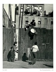 Sam Mahl (1913-1992) Art Announcement Card 1993 – Boys Playing Basketball