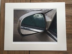 BRUCE BLUM SIGNED Sepia Toned Photo Print (19″X 24 «)-«Frost on Mirror «