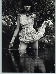 1966 Wingate Paine Female Up Skirt Semi Nude Body Art Photo Photogravure 16 X 20