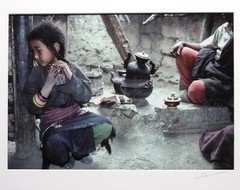 Philip Lieberman 1998 Inner Dolpo Nepal Bon-Po Lama’s Son Color Photograph