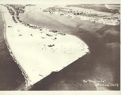 NEWPORT BEACH Aerial BALBOA PENINSULA Photo Print 1466 11″ X 14″