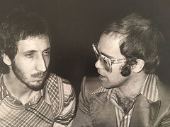 CLAPTON,TOWNSHEND,ELTON JOH BY BRAAM HOUCKGEEST,AUTHENTIC 1980’s ART PHOTO PRINT