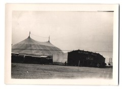 7 Photographs London, Bertram Mills Circus, Circus Tent & Carrier
