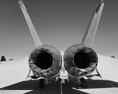 KUMAphotography – F/A-18 Hornet Engine Exhaust Photograph Art 8×10″ B&W NO FRAME