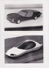 Car: Design Studies around 1967: 6 SW Photographs 13/18 – 6 Models from Advertising Agency