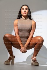 Lot x 21 Art Photography 5x 7, 8×10 Glamour Gym Fitness Model Tania set #1