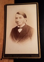 Man with Whisper – Circa 1880/90s / CDV N. A. Dietz Munich