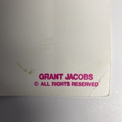 Jimi Hendrix Live Concert Photo 1967 11 x 14” Grant Jacobs Black White Stamped