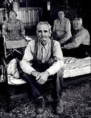 1972 1953 Ansel Adams Family Portrait Melones California Art Photo