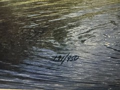 Henry H Holzwarth Signed Limited Edition Moose Print 121/950 Large Framed
