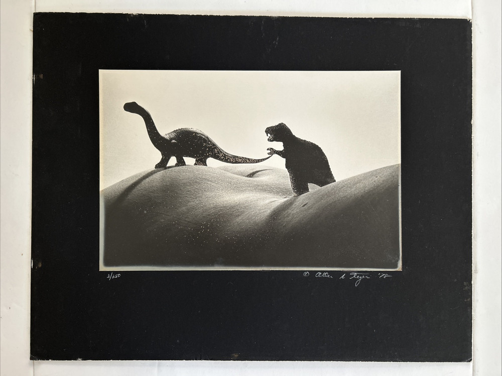 Allan I. Teger Bodyscapes Dinosaurs Photo Rare Limited Signed Numbered Framed