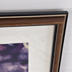 Vintage Original Photo Framed Matted Indigenous Mother & Child Portrait