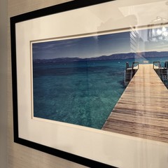 Peter Lik «Tahoe Jetty» Lake Tahoe 1M Framed Picture w/ COA