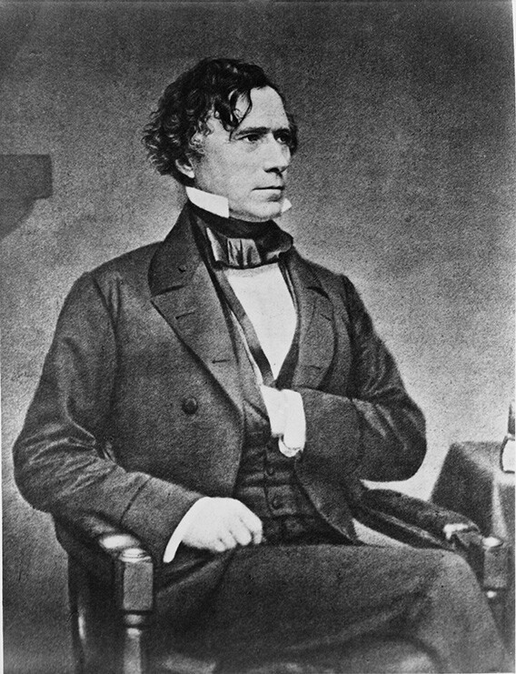 Franklin Pierce Photograph – Vintage Photo from 1855