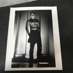 Art Photograph Silver Gelatin Print Janine Gordon Signed Edition Greek Man