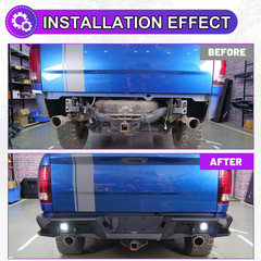 Rear Bumper for 2009-2018 Dodge Ram 1500 | 2019-2024 RAM 1500 Classic Heavy Duty