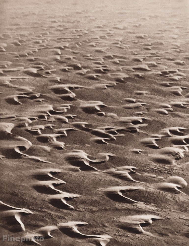 1931 Vintage 16×20 SAND DUNES AFRICA Switzerland Photo Art ~ WALTER MITTELHOLZER
