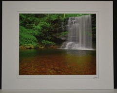 11×14 photographic print mounted and window matted on 16×20 archival mat board