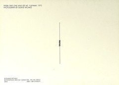 Duane Michals Art Photo Print Card – Mt. Fujiyama, 1975 – Fotofolio 4.25”x6”