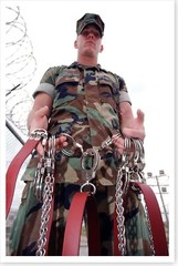 Guantanamo Bay Camp X-Ray Guard With Shackles Silver Halide Photo
