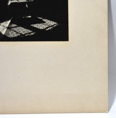 Vintage J.W. Howlett Black and White Photograph Focusing on a Rocking Chair